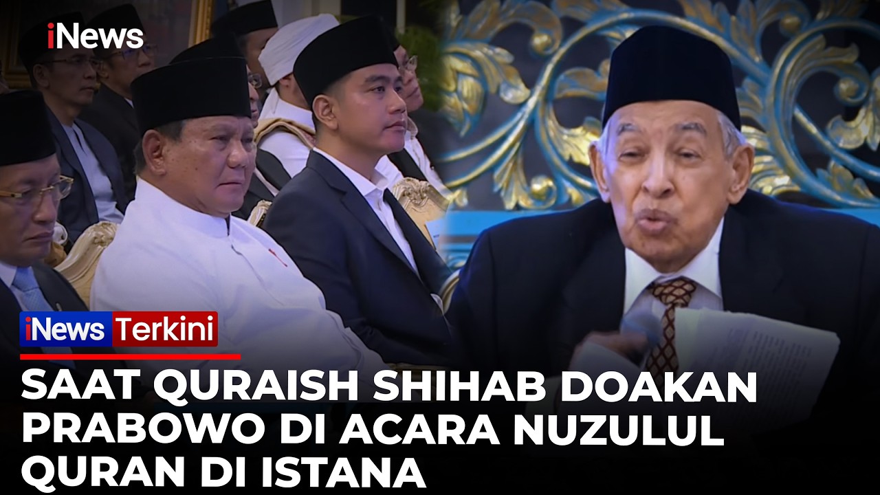 Quraish Shihab Doakan Prabowo: Semoga Dibantu Tuhan Tegakkan Perdamaian dan Keadilan | iNews Terkini