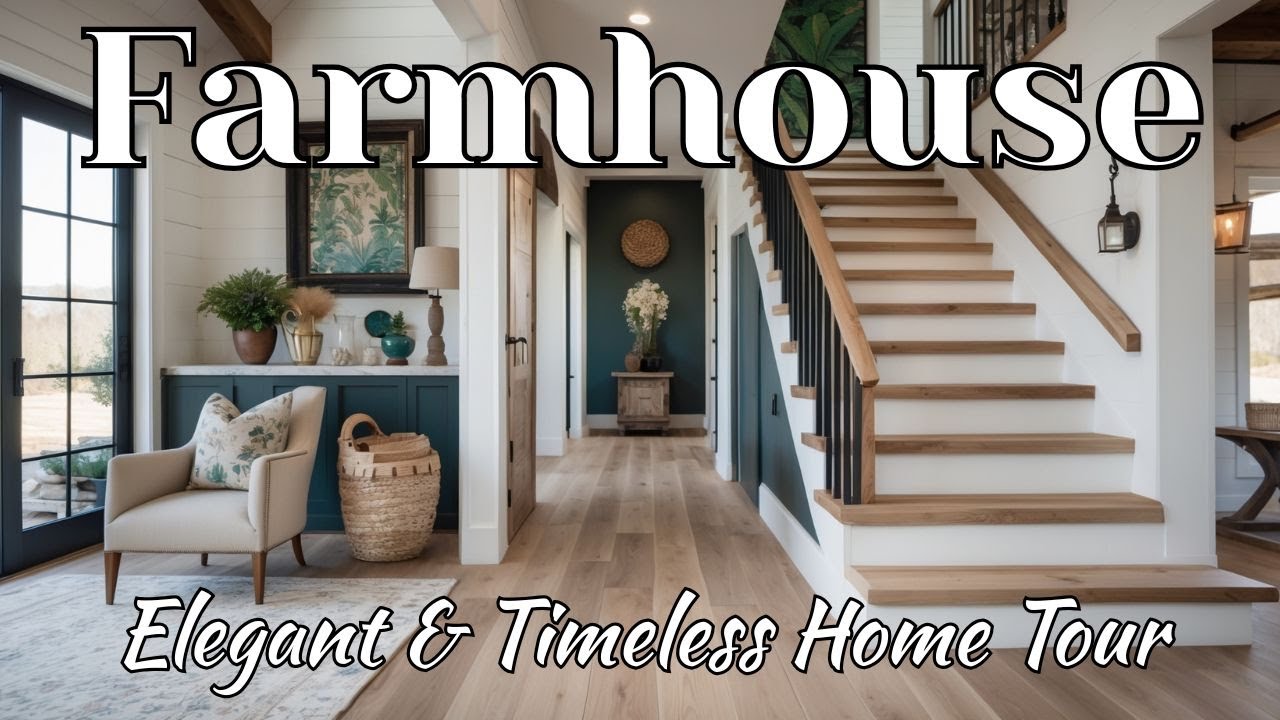 Modern Farmhouse Interior Design Ideas 2025 | Cozy, Elegant & Timeless Home Tour