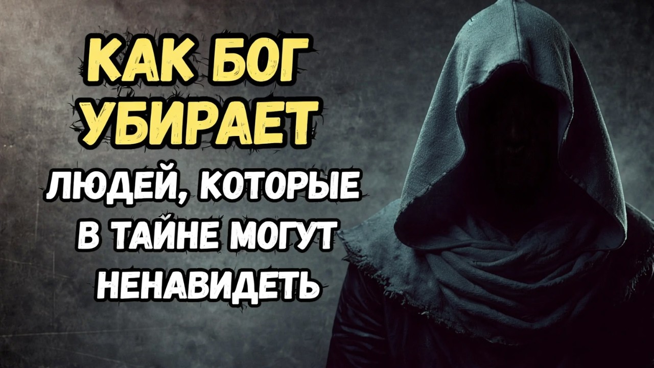 Как Бог удаляет людей, которые, возможно, тайно вас ненавидят | Стоицизм
