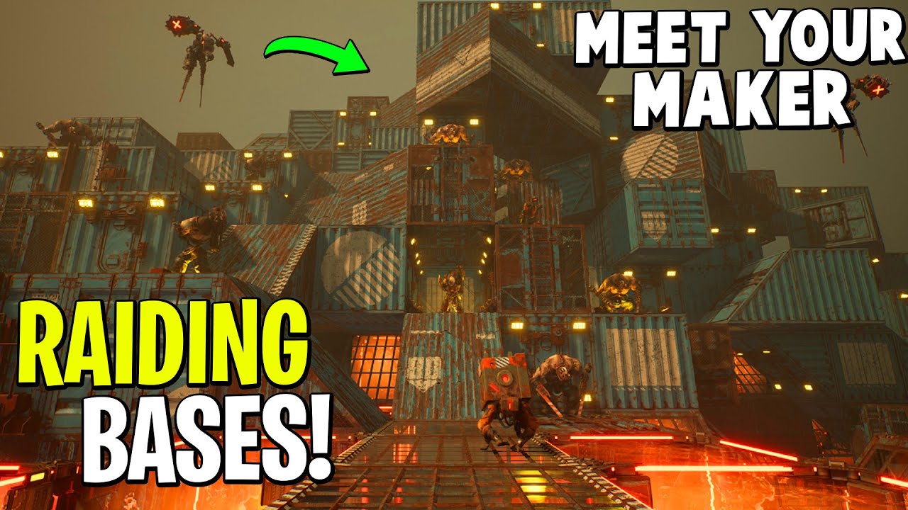 Raiding INSANE Bases! (PVP) | Meet Your Maker