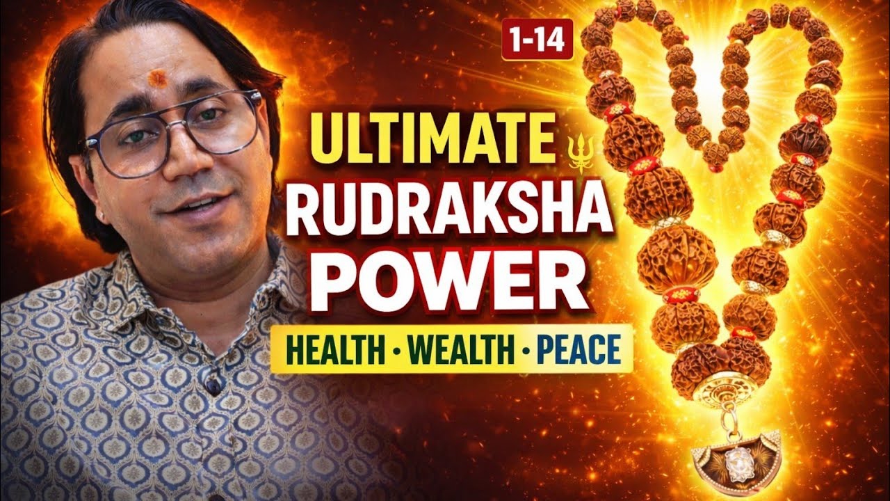 Why 1-14 Mukhi Rudraksha Mala is So Powerful? 😱 Complete Details