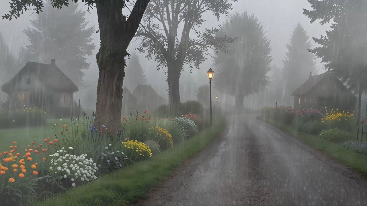 Peaceful Rain Sounds for Deep Rest and Quiet Evenings | Gentle Rain Ambience