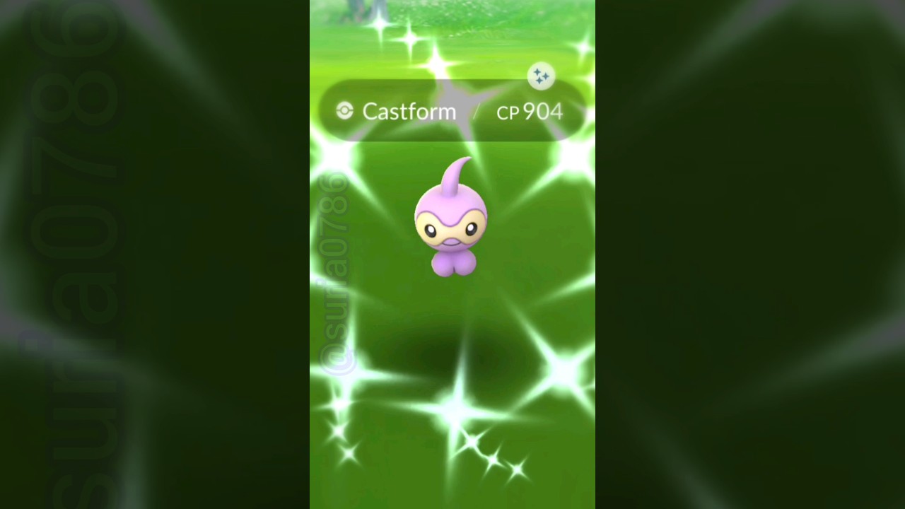 2 x catch XP 🤯| Castform spotlight hour #anime #1k #2024