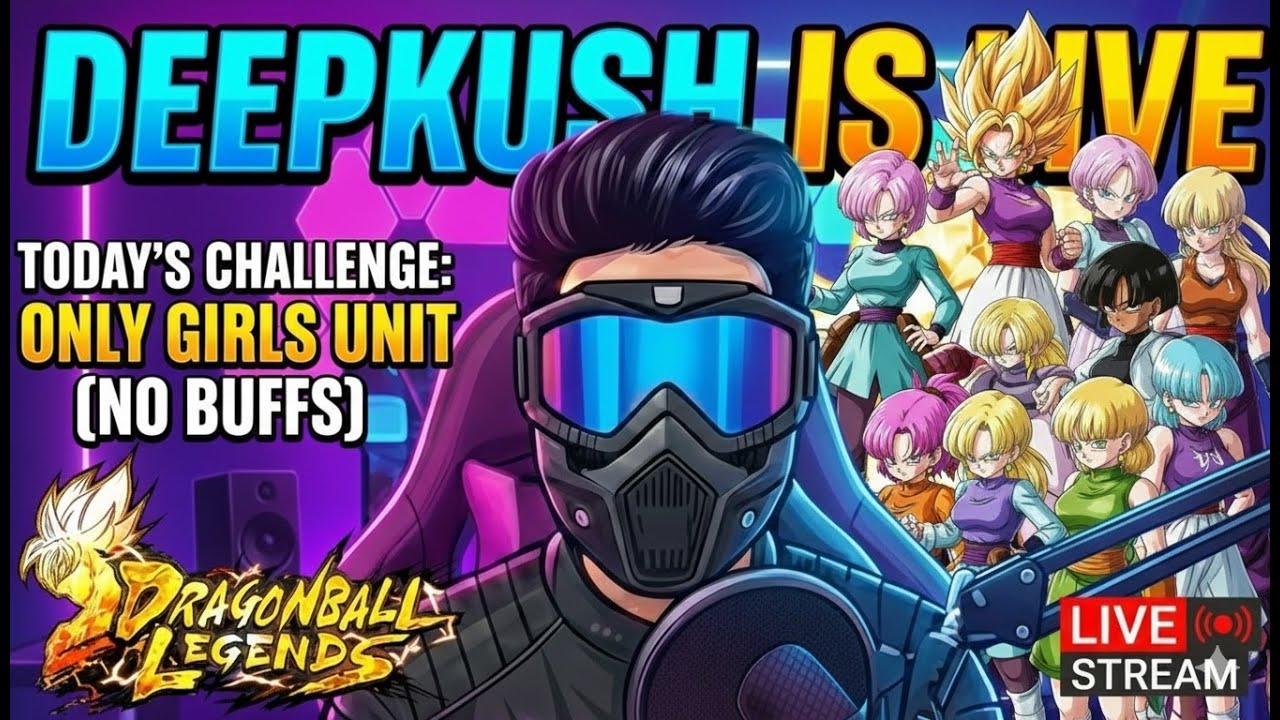 Dragon Ball legends today challenge only girls unit without any buff