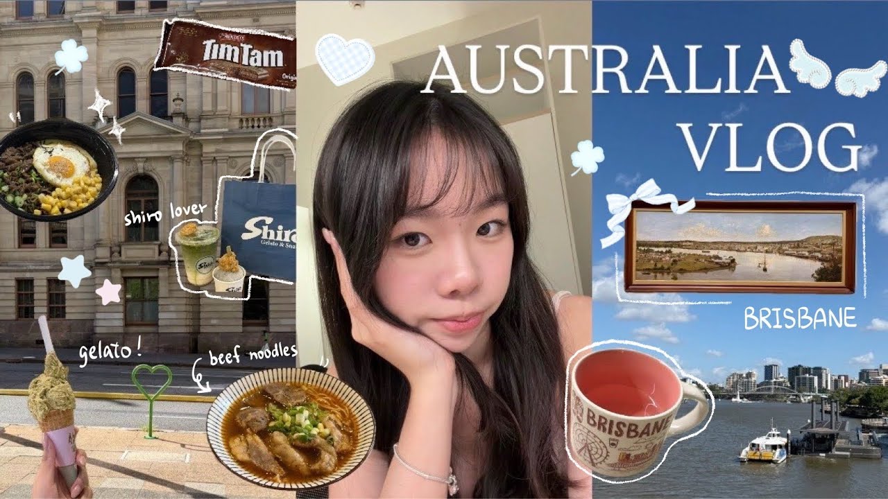 澳洲遊學vlog🇦🇺:大學生勇闖澳洲獨自生活一個月！語言學校、麻糬gelato、超市採購、牛肉麵、在art gallery寫日記 好好享受生活