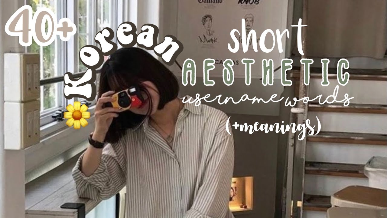 40+ short aesthetic korean username words (+meanings)🍰🌷