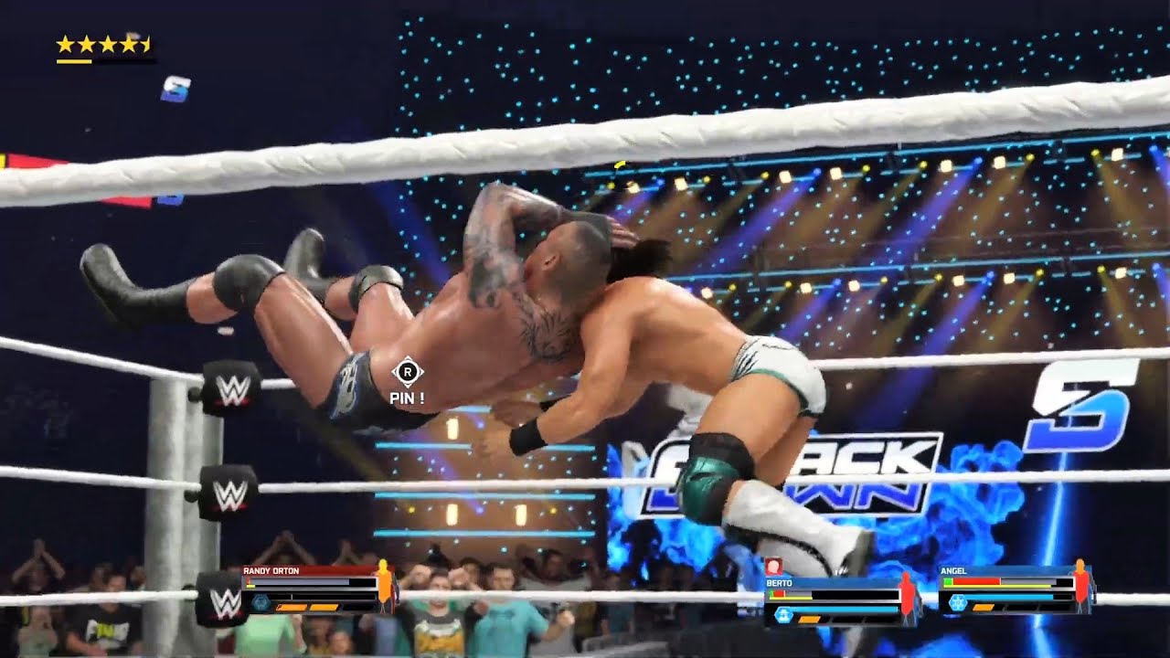 Randy Orton Erick Rowan Vs Team Angel and Berto Tag Team Macth WWE Universe Mode WWE 2K25 
