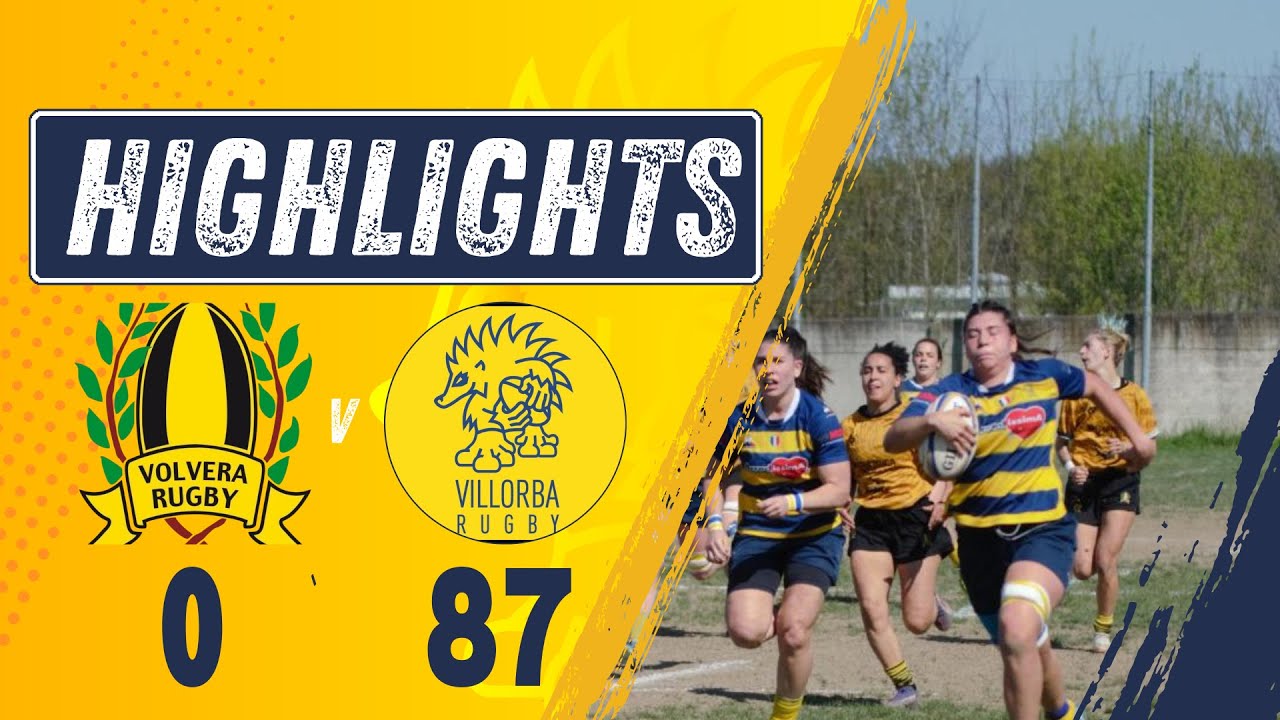 Volvera Rugby vs ArredissimA Villorba – Highlights Serie A Élite Femminile | 0-87