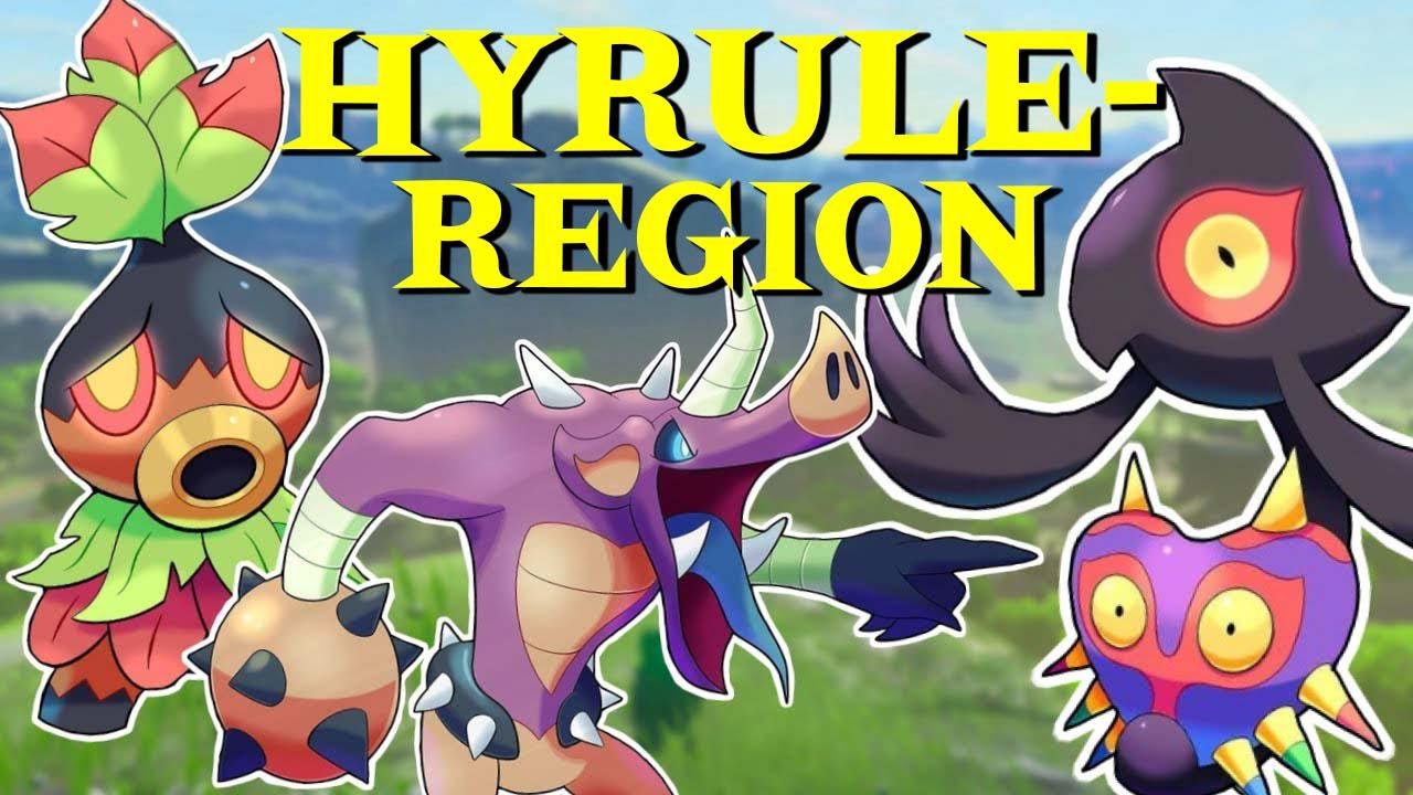 Neue Pokémon-Region inspiriert von Zelda: Link Dimension & coole Fakemon
