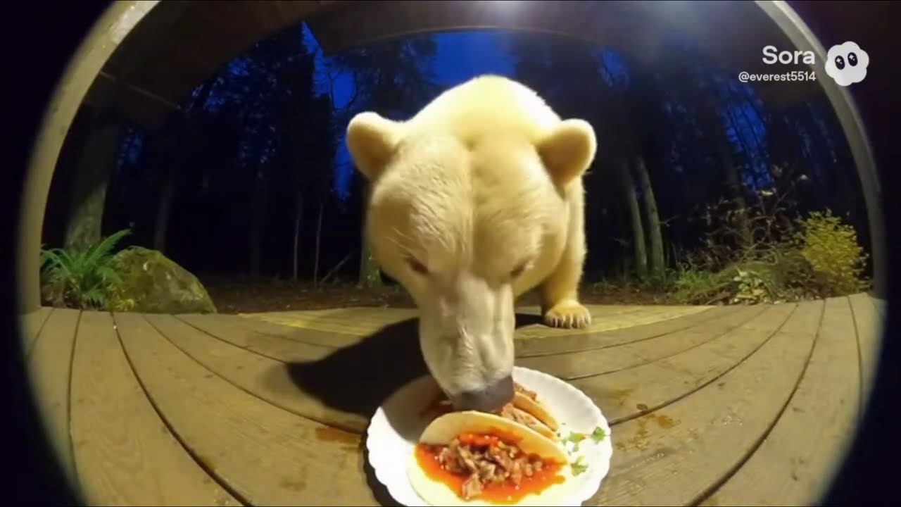 Bears Try Spicy Food 🌶️ | Realistic Reactions Caught on Door Camera