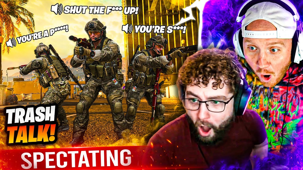 TIM REACTS TO JEV SPECTATING TRASH TALK AT 3AM IN WZ3 SOLOS