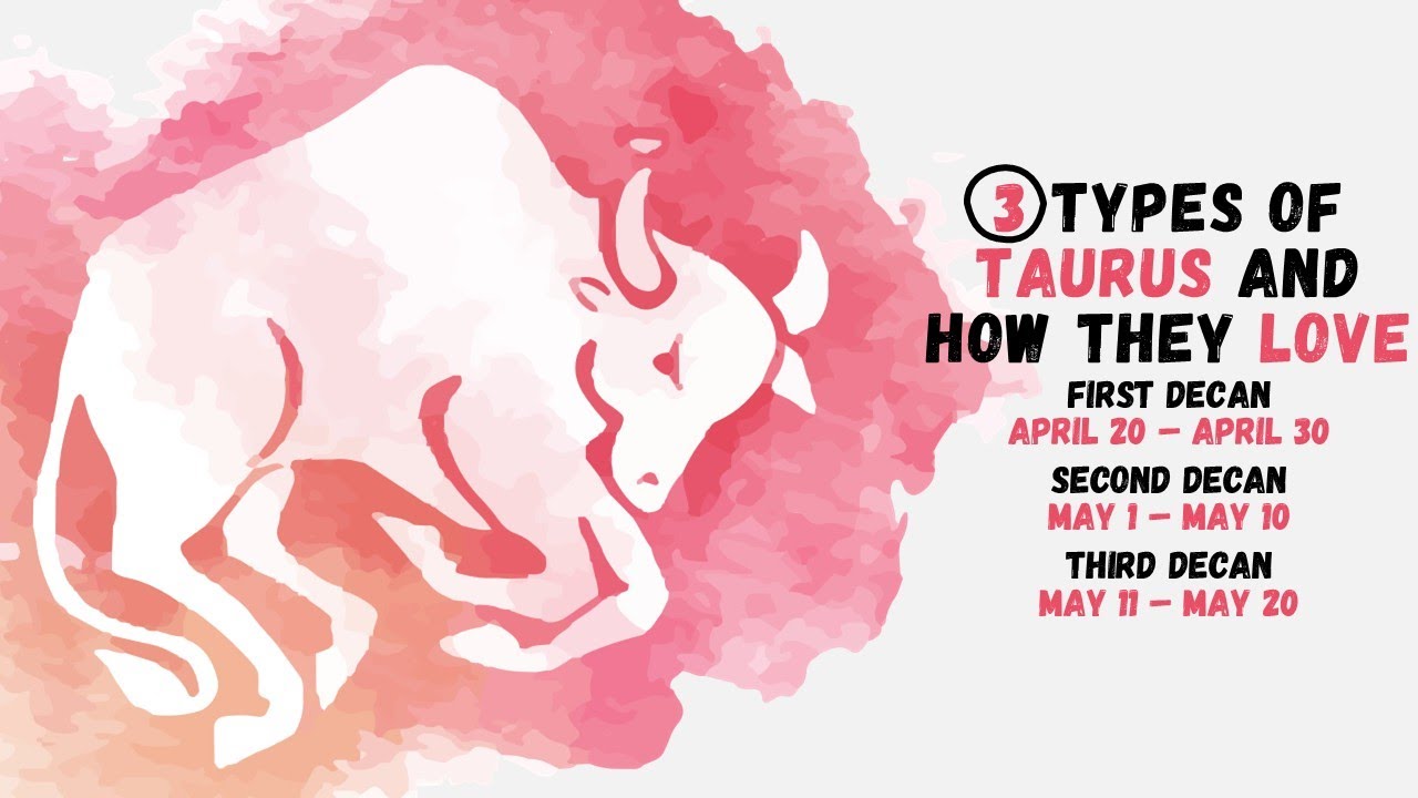 Understanding Taurus Decans Personality and Love #Taurus