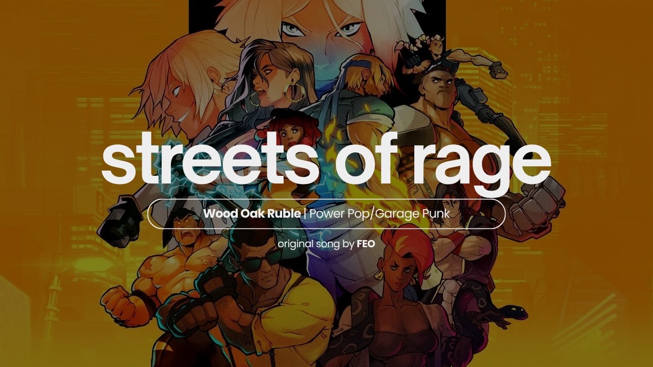 STREET OF RAGE | Wood Oak Ruble | Power Pop/Garage Punk (Original AI Song)