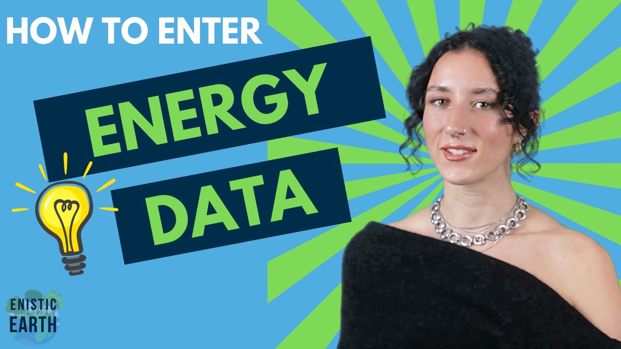 How to calculate your carbon emissions using your  ENERGY data on Enistic Earth