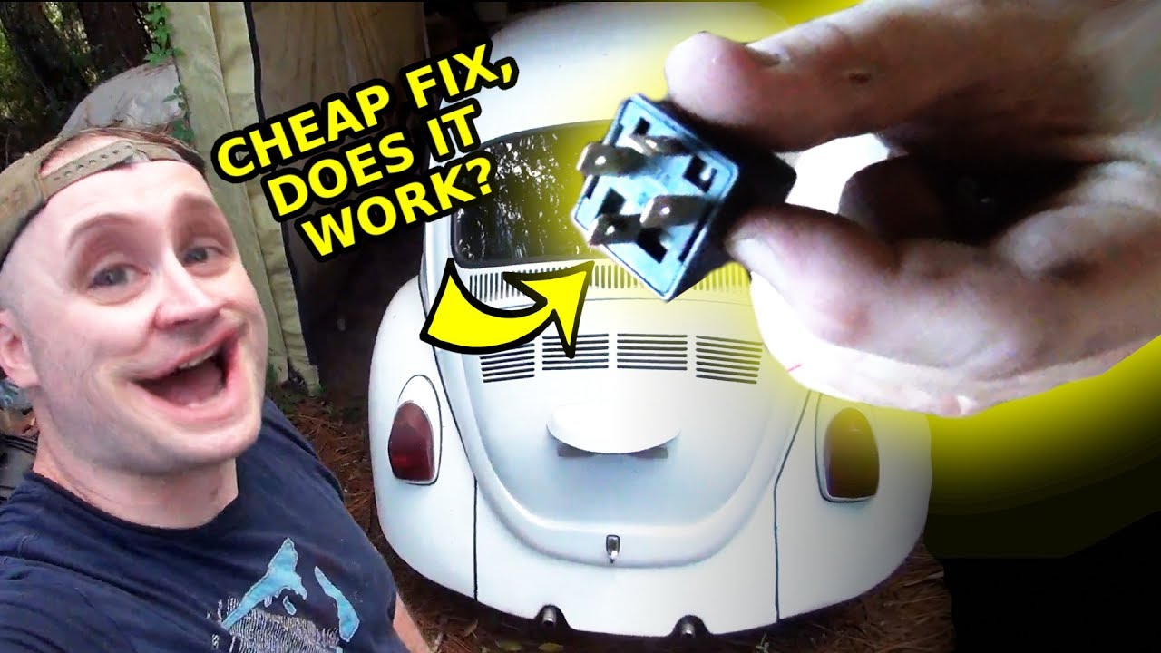 Howto Install a VW Beetle Hot Start Relay (Hard Start Relay)
