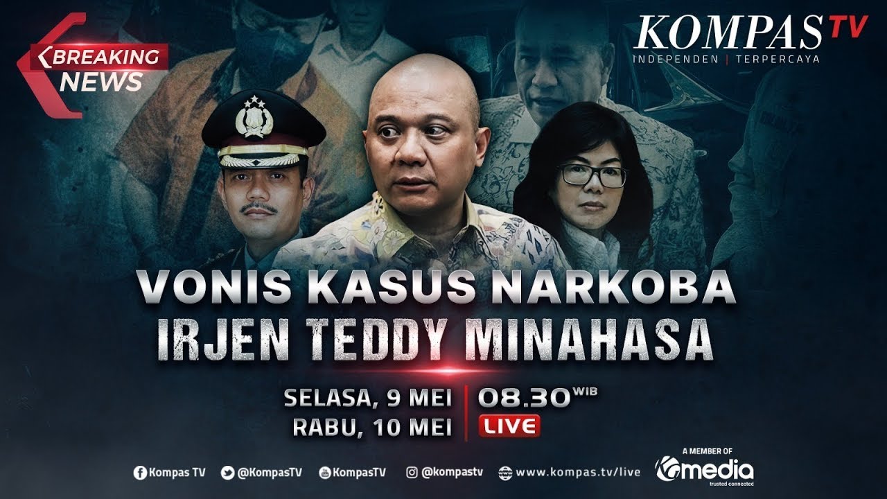 BREAKING NEWS - Sidang Vonis Teddy Minahasa di Kasus Narkoba