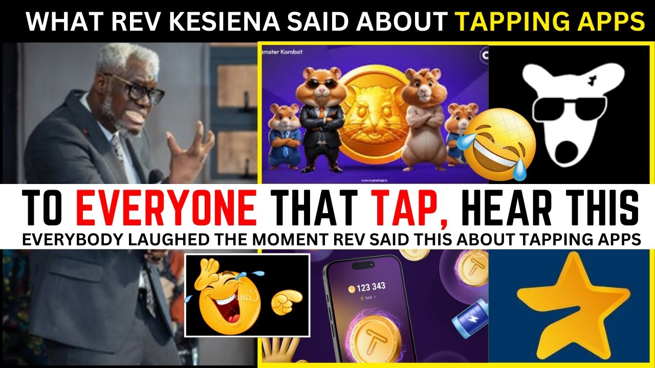 Surprisingly😁🤣, Everyone was Laughing when Rev Kesiena Esiri said this About Tapswap🪙, Hamster🐹....