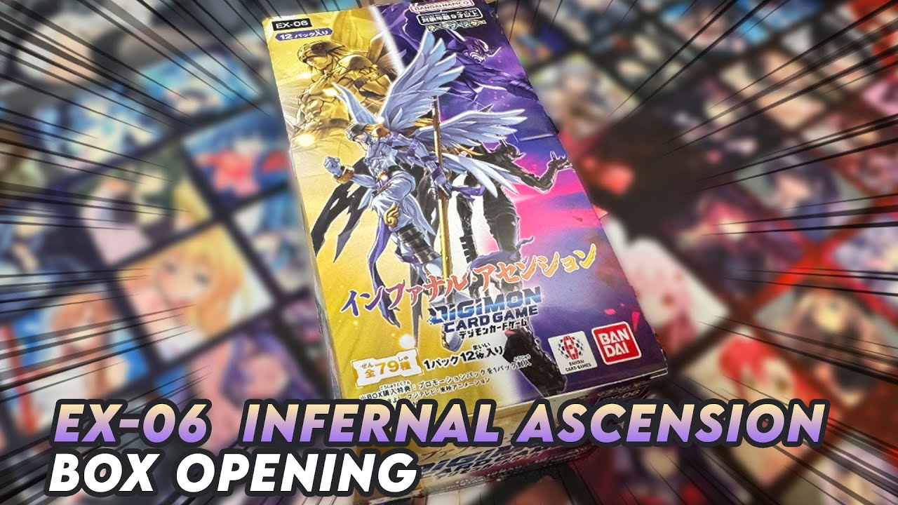 EX-06: Infernal Ascension Box Opening! (Digimon Card Game)