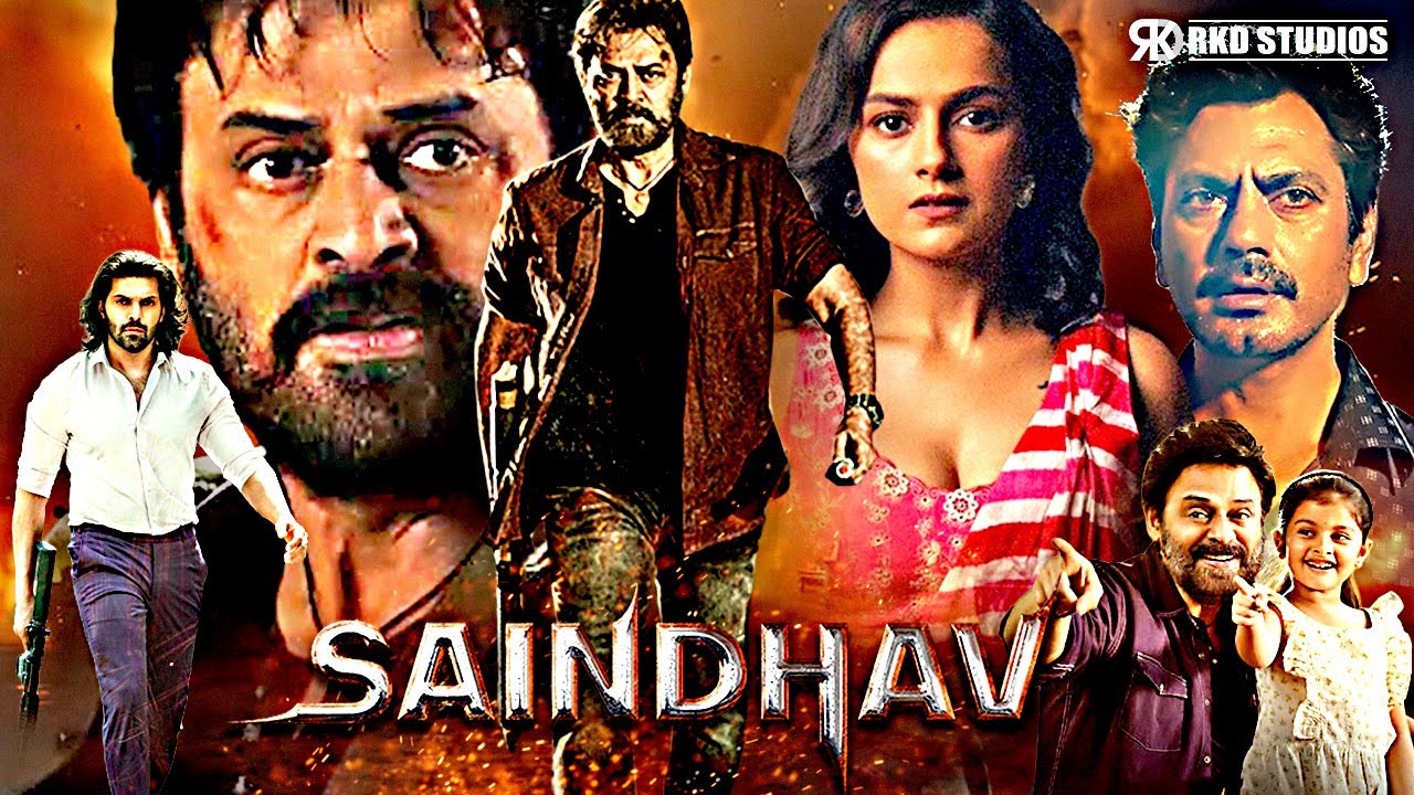 Saindhav Full Hindi Dubbed Action Movie | 2025 Venkatesh New Movies | Nawazuddin Siddiqui, Arya