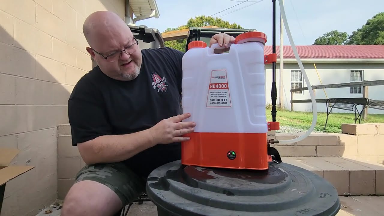 Petratools HD4000 Battery Powered Backpack Sprayer