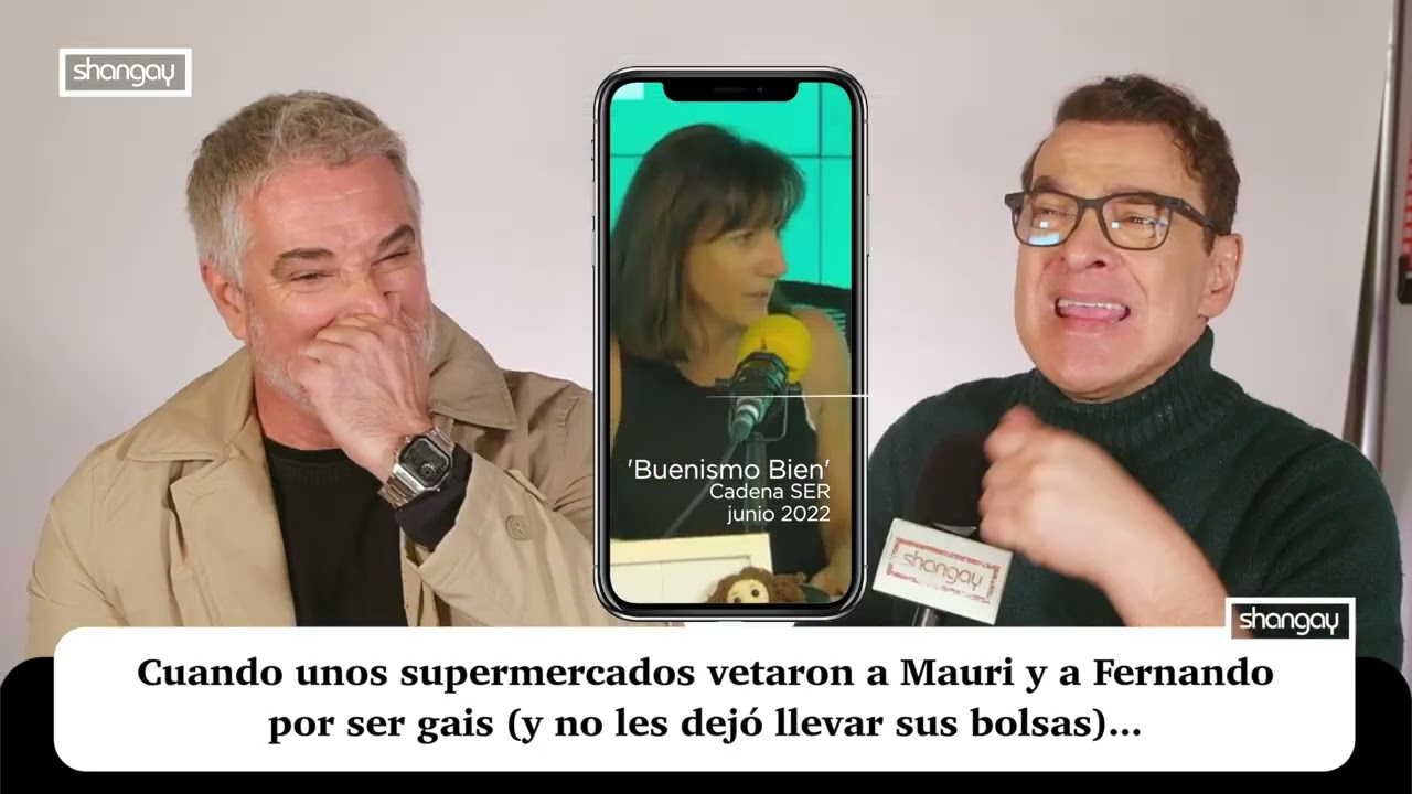 LUIS MERLO y ADRIÁ COLLADO (Mauri y Fernando en 'ANHQV'), historia LGTBIQ+ de la tele | #SHANGAY