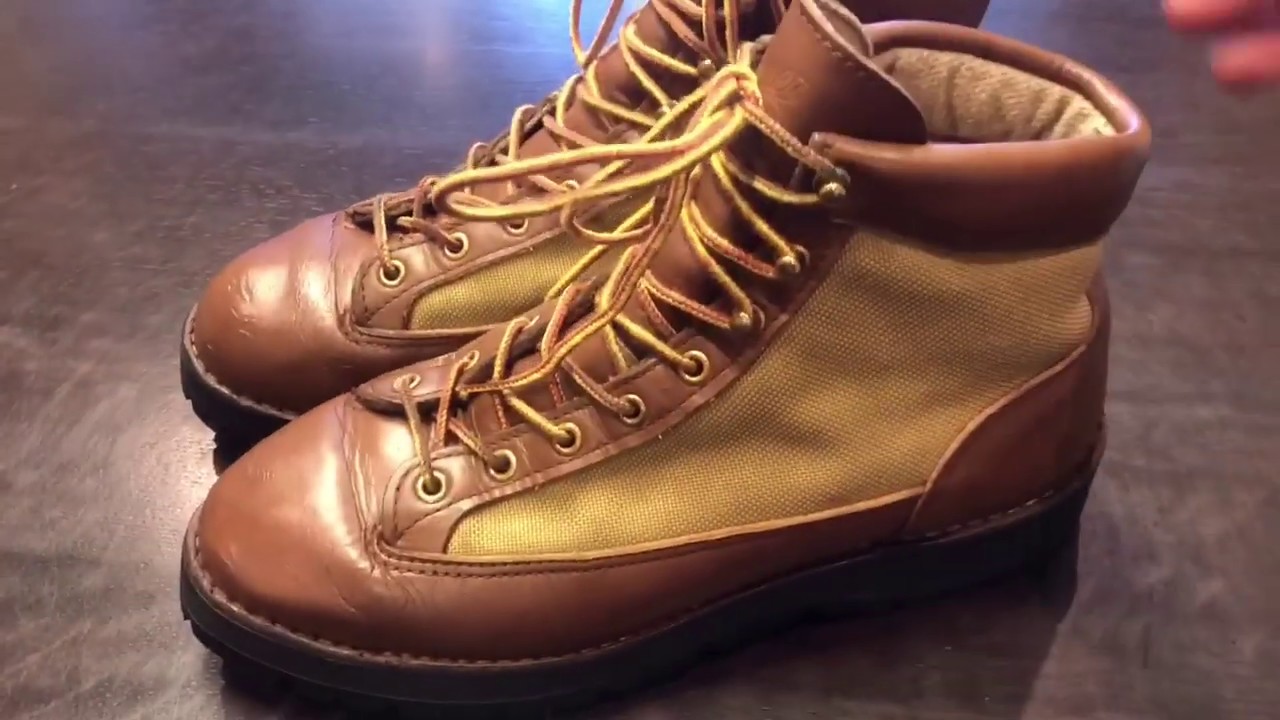 DANNER LIGHT ダナーライトをクリーニング、キズ補修とオールソール