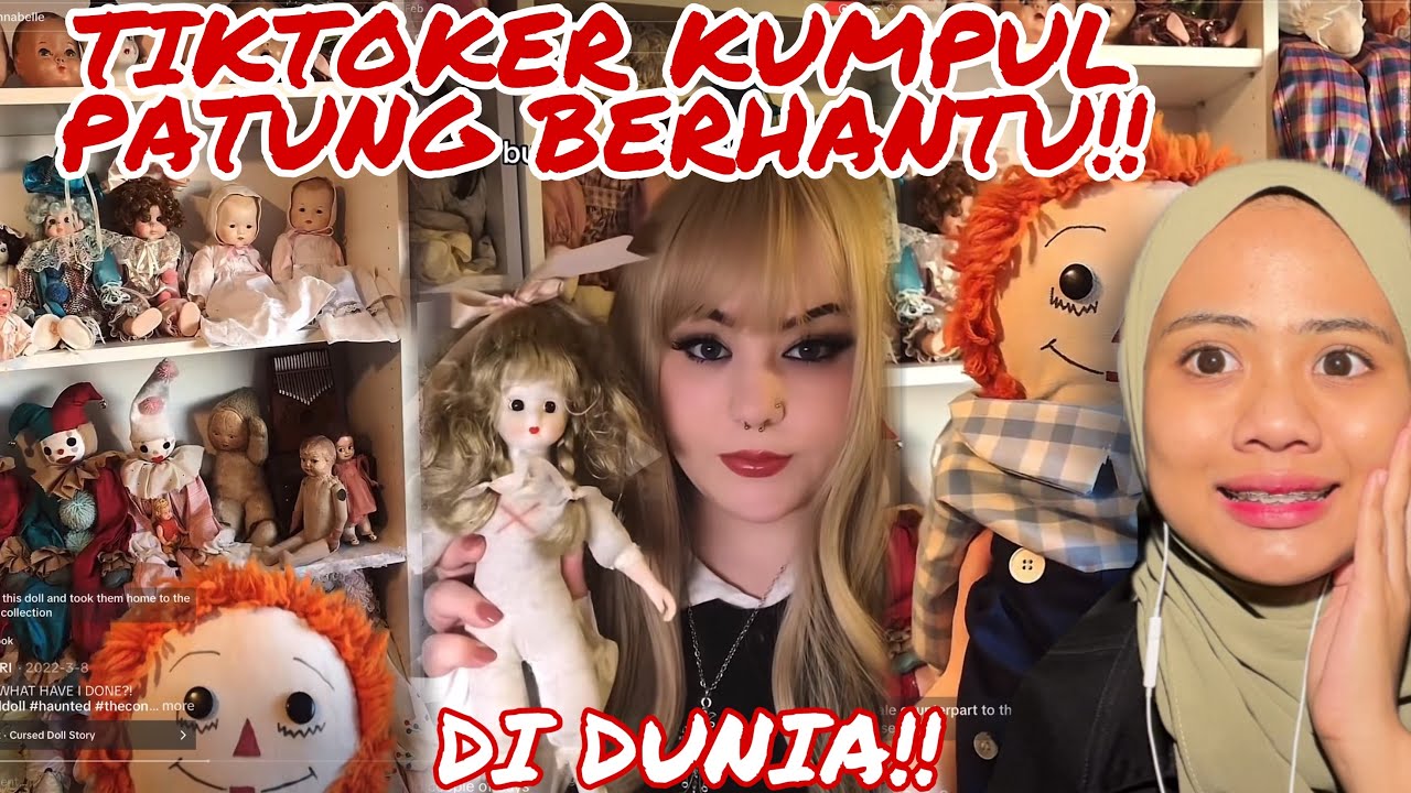 TIKTOKER KUMPUL PATUNG BERHANTU DIDUNIA‼️ PATUNG BERNYAWA GERAK TENGAH MALAM!! 😭