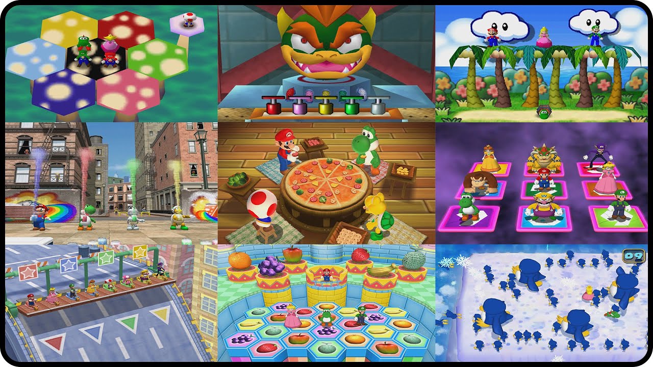 Mario Party - All Mini-Games (Mario Party 1-10!)