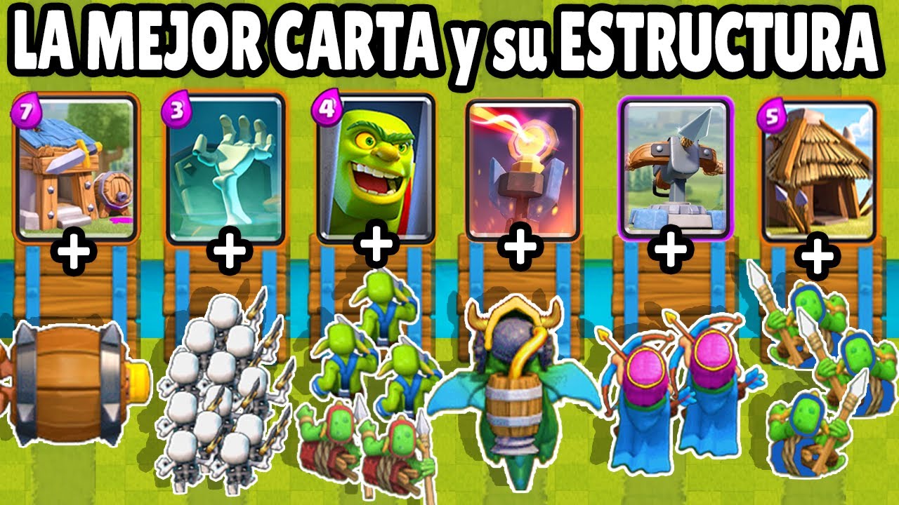 LA MEJOR CARTA Y SU ESTRUCTURA | OLIMPIADAS de CLASH ROYALE
