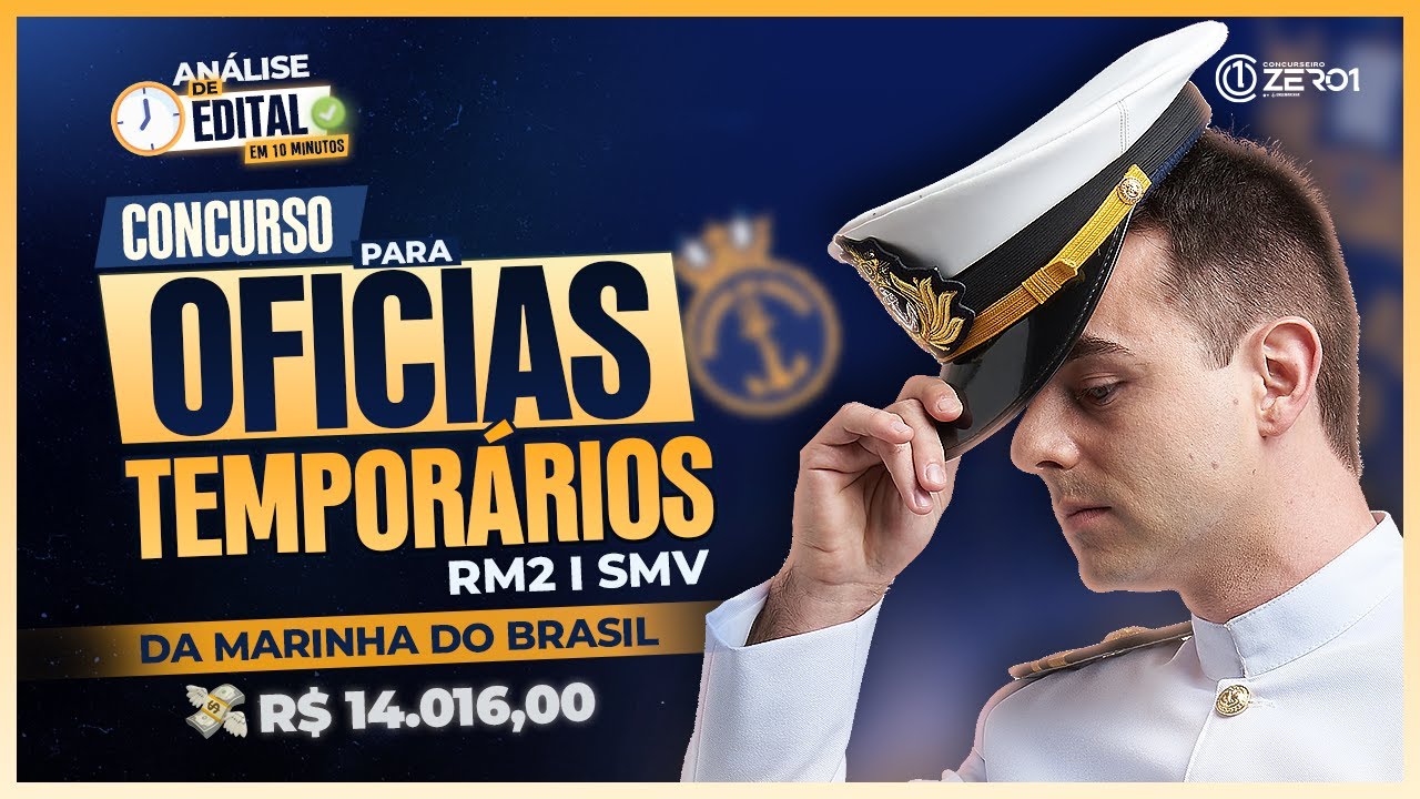 Tudo que você precisa saber sobre o Concurso da Marinha para Oficias RM2 | SMV