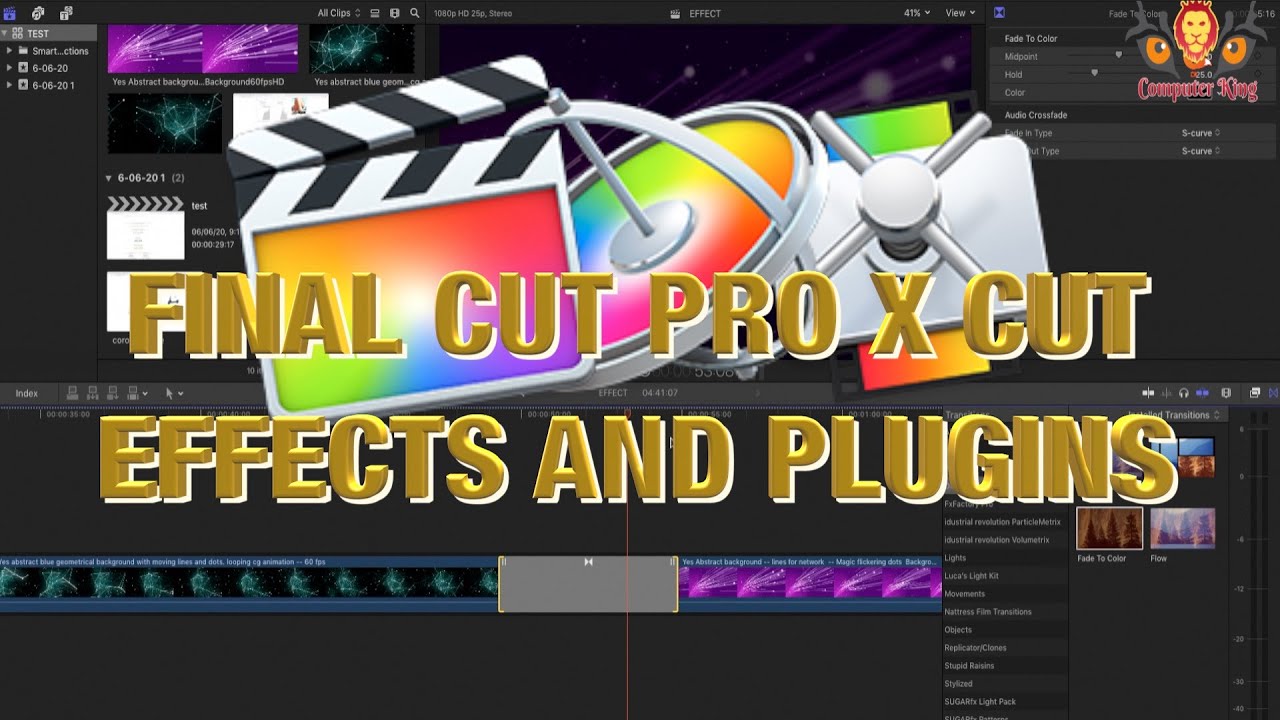 Final Cut Pro X Cut  Effects And Plugins