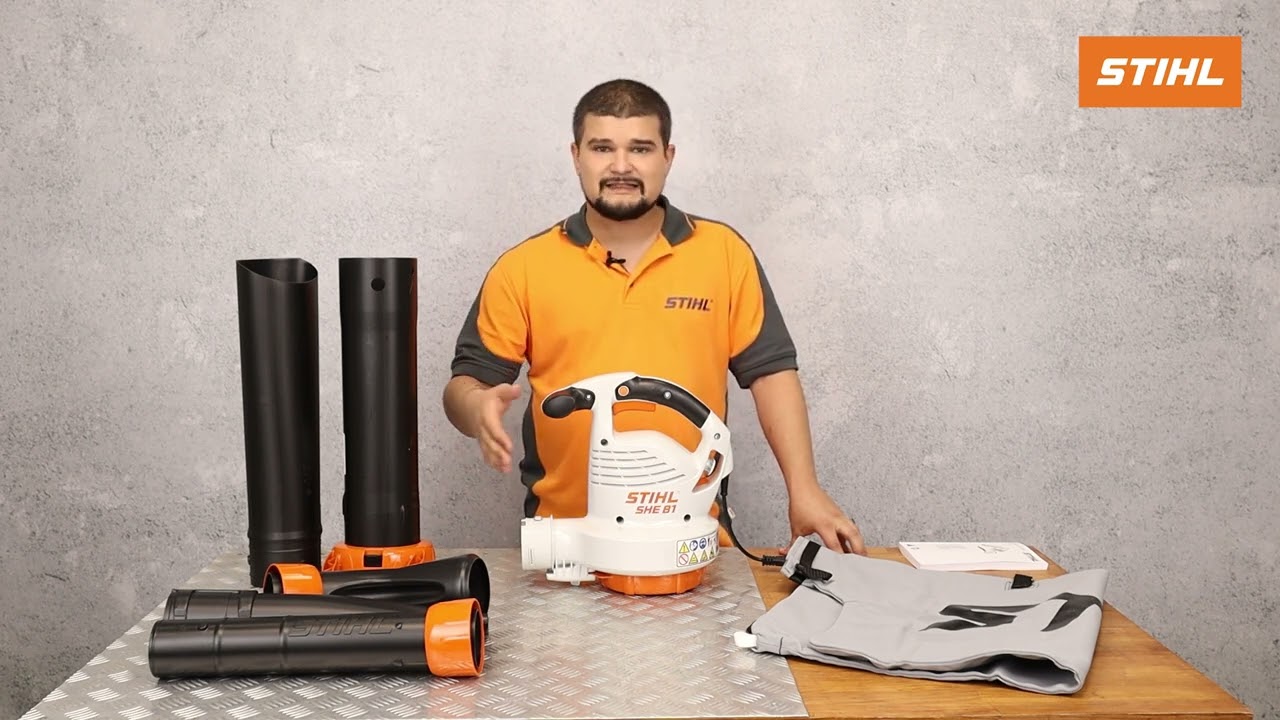 Садовий пилосос-повітродувка електрична STIHL SHE 81 (арт. 48110110839)
