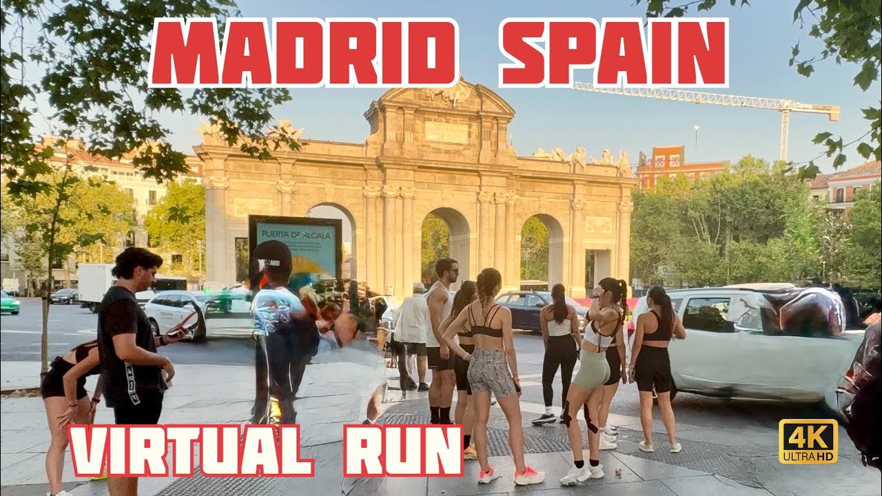 Virtual Run | Madrid Spain | Treadmill Workout #075