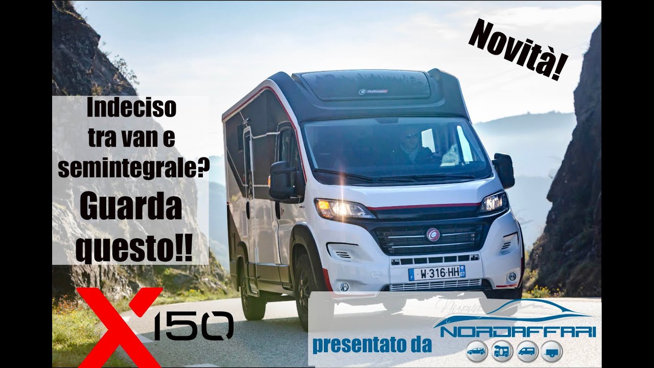 Vorresti un compatto 599 ma il VAN ti sta stretto? GUARDA QUESTO! ANTEPRIMA Challenger X150!