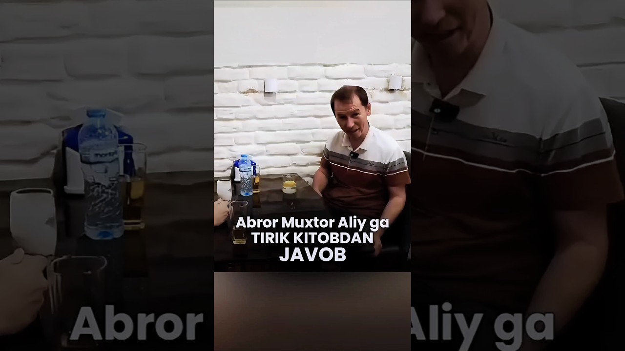 Tirik Kitobdan javob, Abror Muxtor Aliy #abrormuxtoraliy #абрормухторалий #tirikkitob