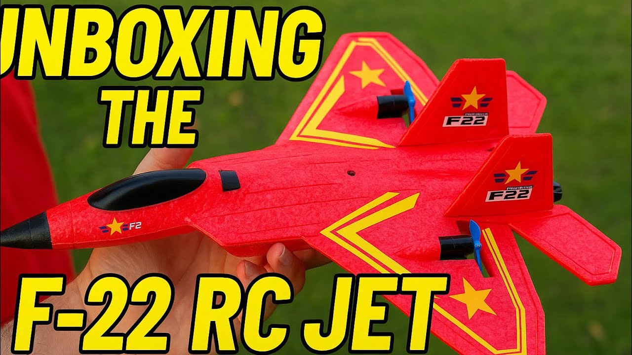 Unboxing the F-22 Raptor RC Jet ✈️ | Stealth Power in Your Hands!