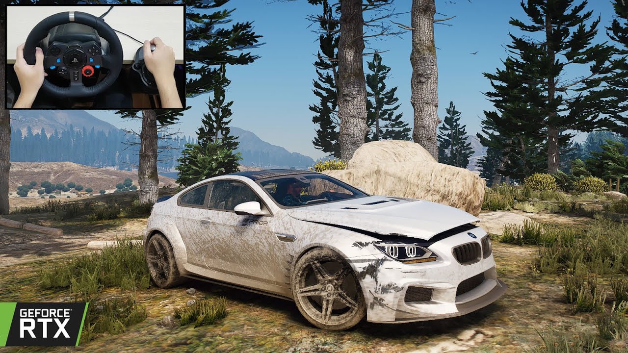 Restoration BMW M6 - GTA 5 - Logitech G29 Gameplay