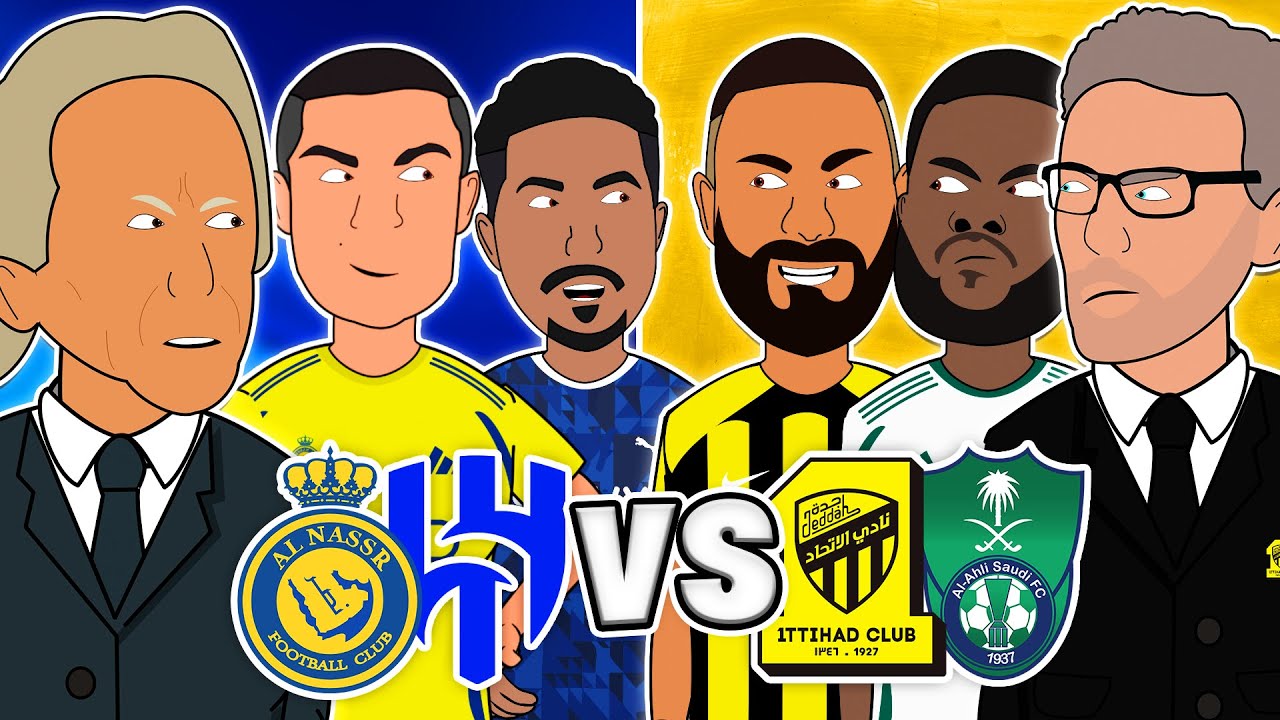 الهلال والنصر ضد الاتحاد والاهلي 💥 الجزء الثاني 😱