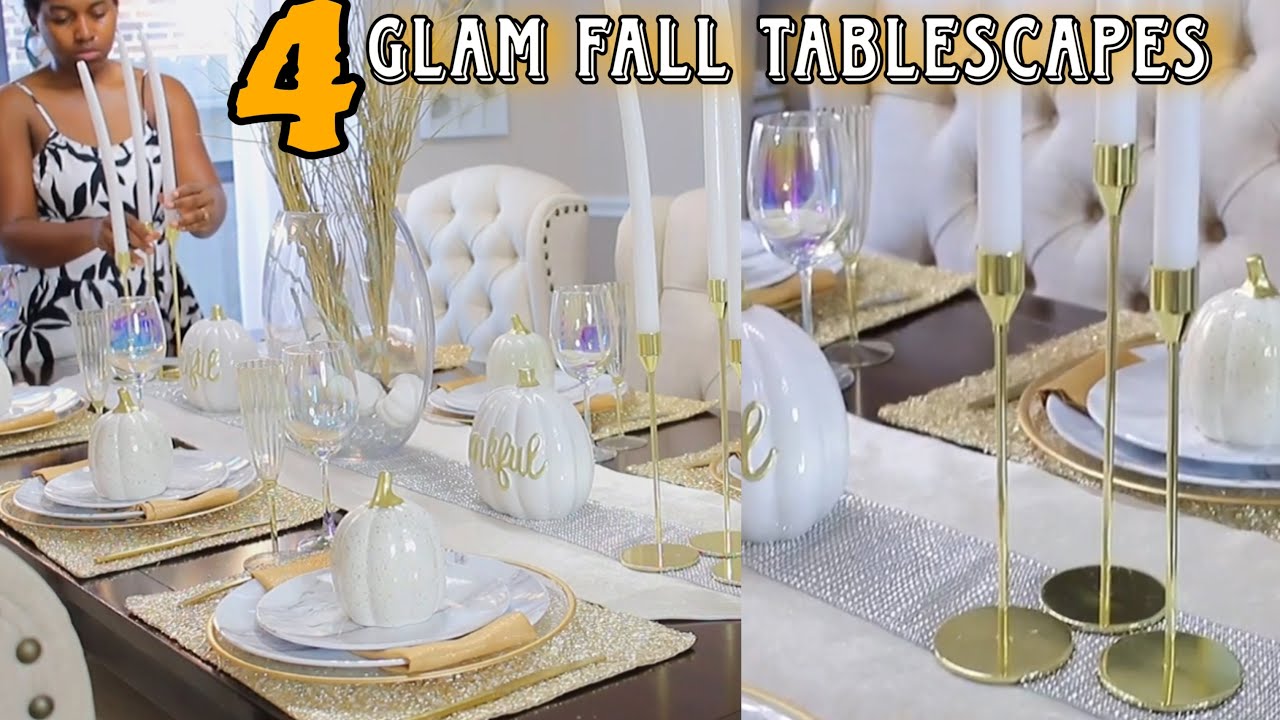 4 гламурные идеи сервировки осеннего стола на День благодарения 2025 | Новые тенденции в интерьере