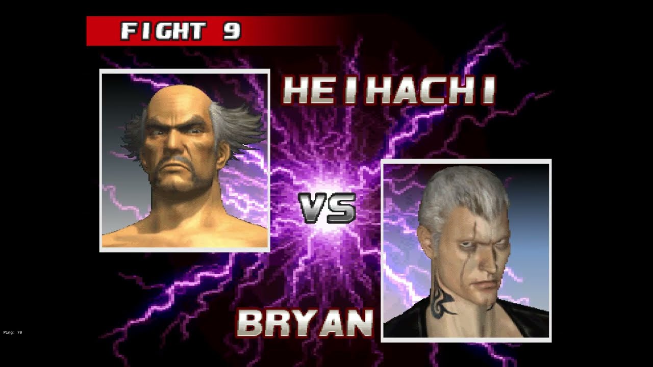 Tekken 3 Online on PC - -=MASTA=- vs Krelian - FT 10 - Duckstation [Arkadyzja] - various characters