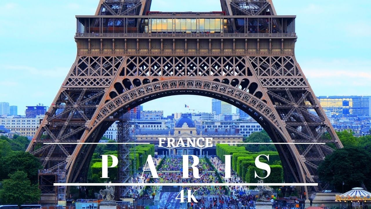 Paris Drone 4k 🇫🇷 Walking In Paris / Paris Timelapse  Cinematic Drone Footage