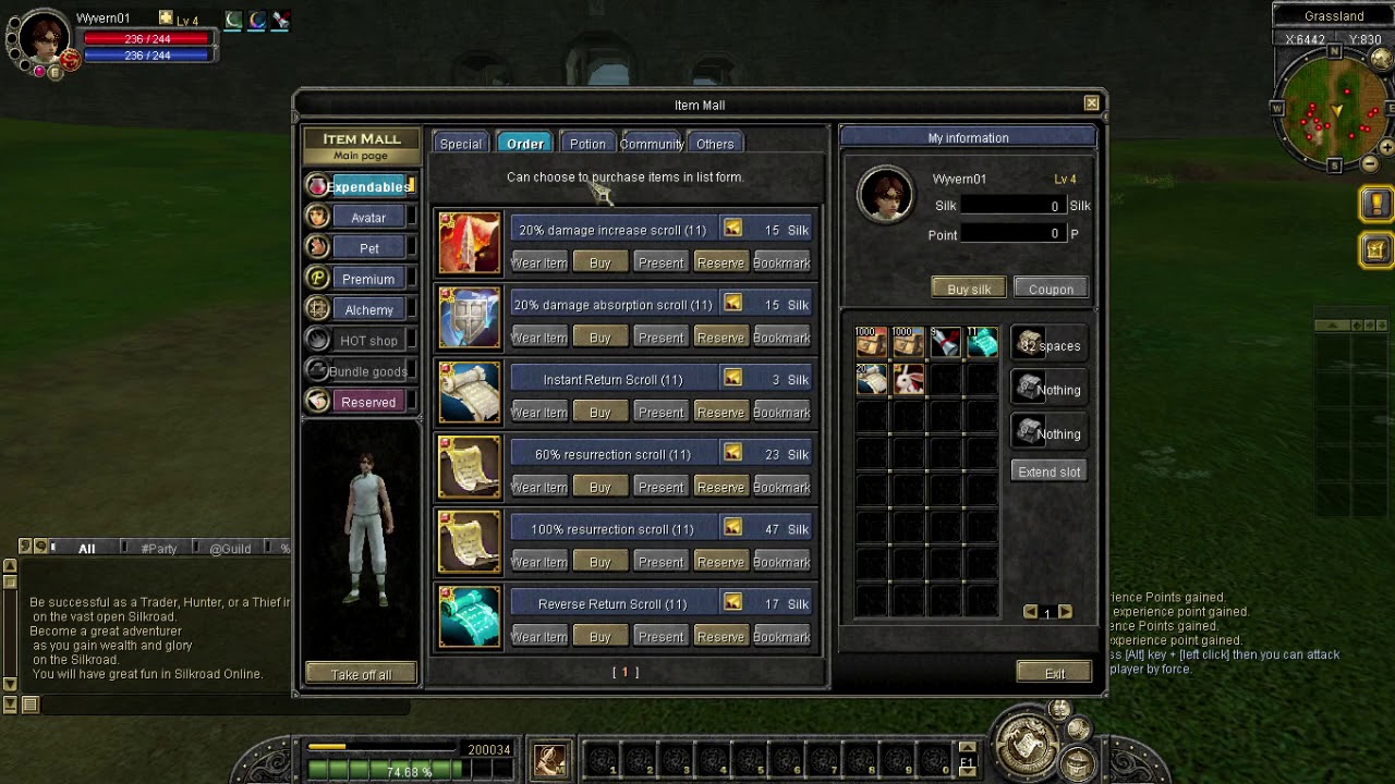 Wyvern Online | 70 Cap CHINA Old School (Silkroad Private Server)