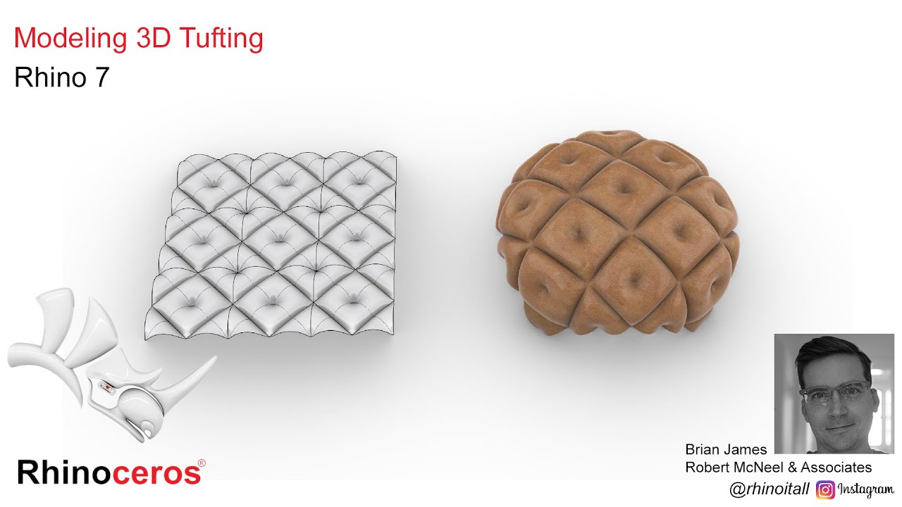 3D-моделирование Тафтинг в Rhino