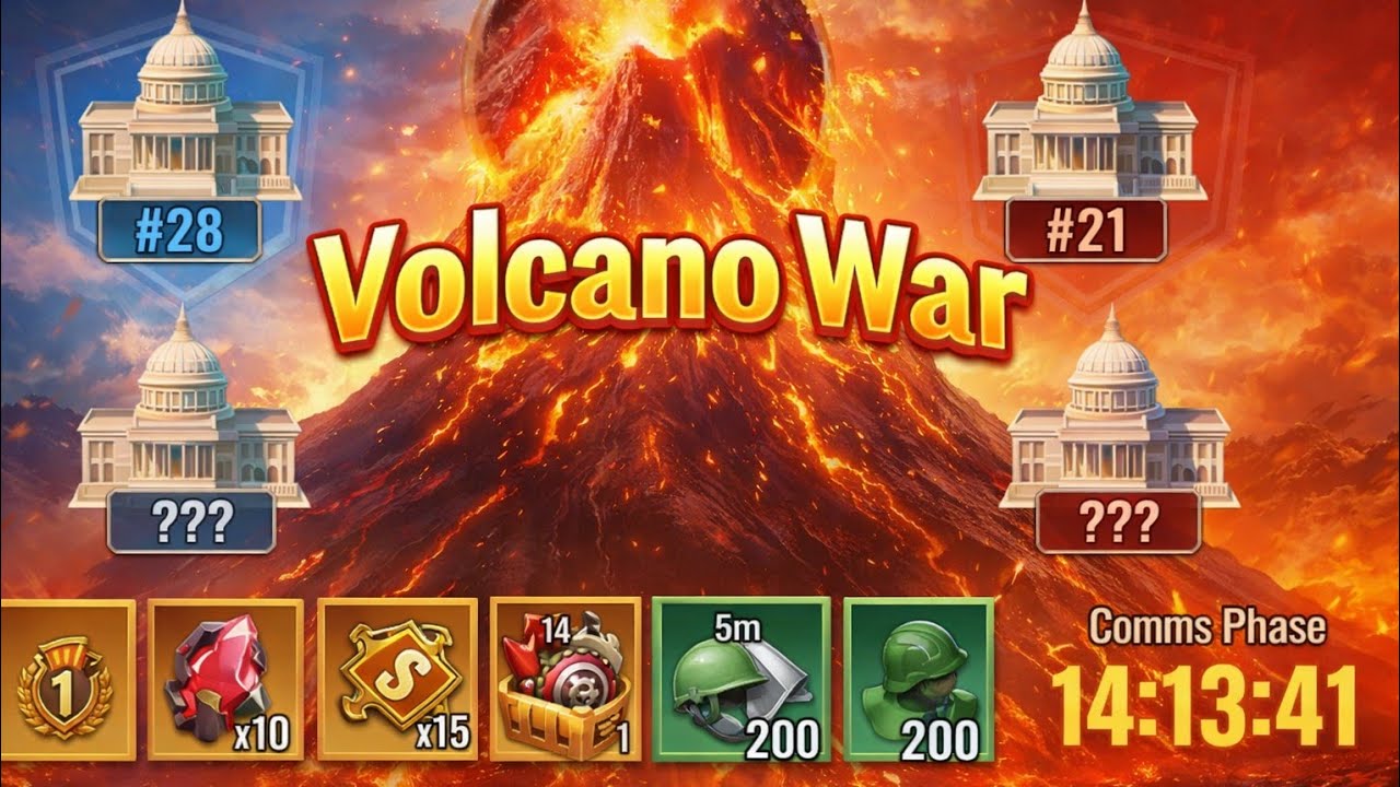 Volcano War in Last Z: Survival Shooter