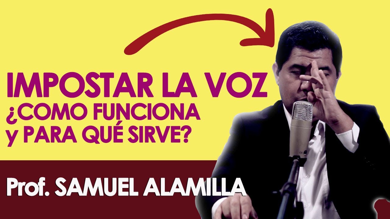 Clase de Canto │ La IMPOSTACIÓN de la Voz CANTADA │ Como hacerla correctamente │ DESCÚBRELO AQUI