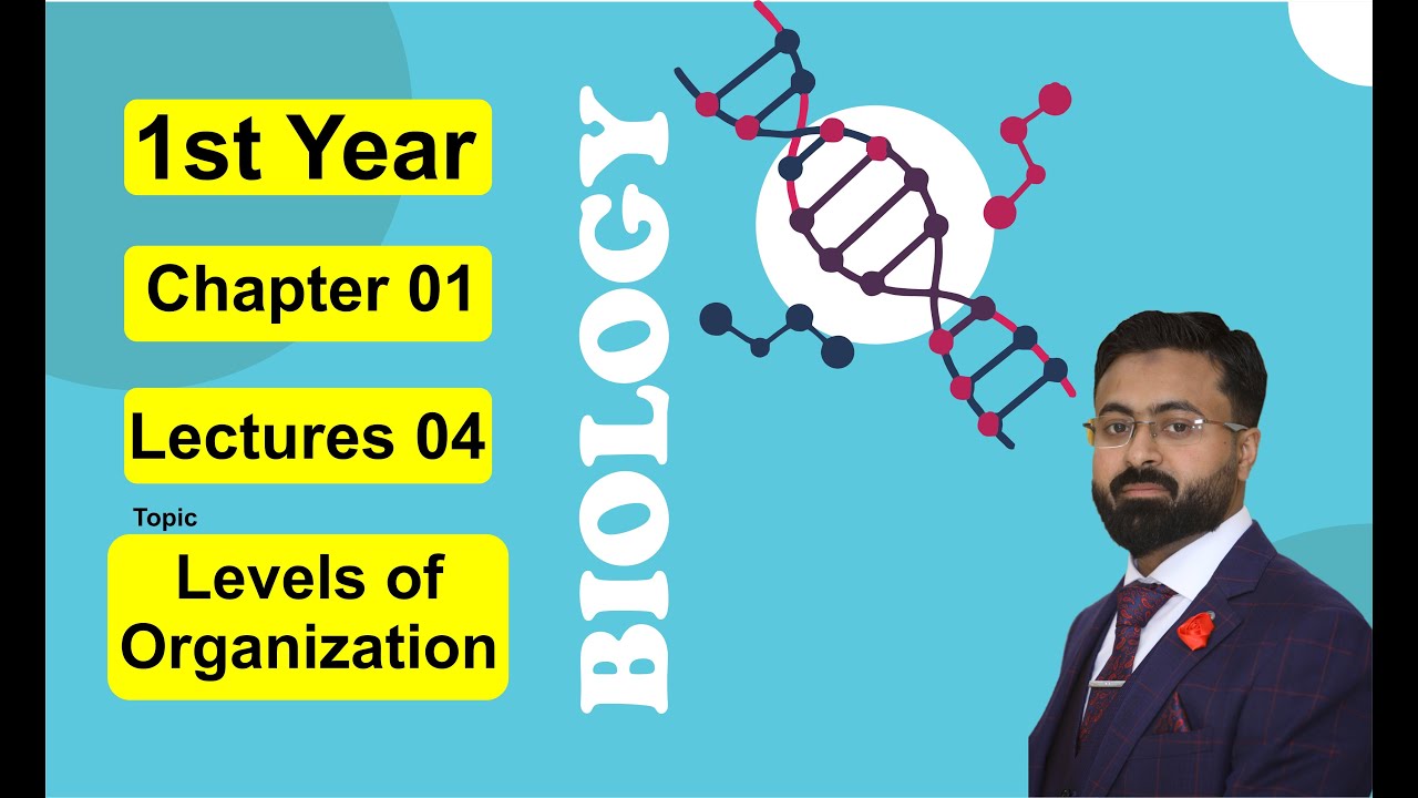 Bio   Chapter 01  Topic Level of Organization  Lecture 04   1st Year Class   YouTube