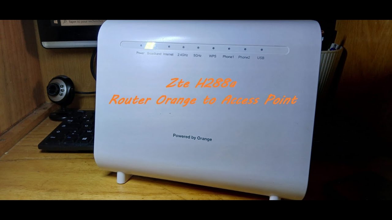 Zte H288a Router Orange to Access Point
