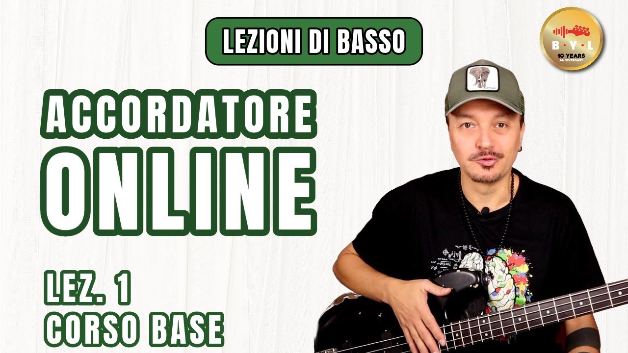 Lezioni di Basso #1 Corso Base - Accordatore online