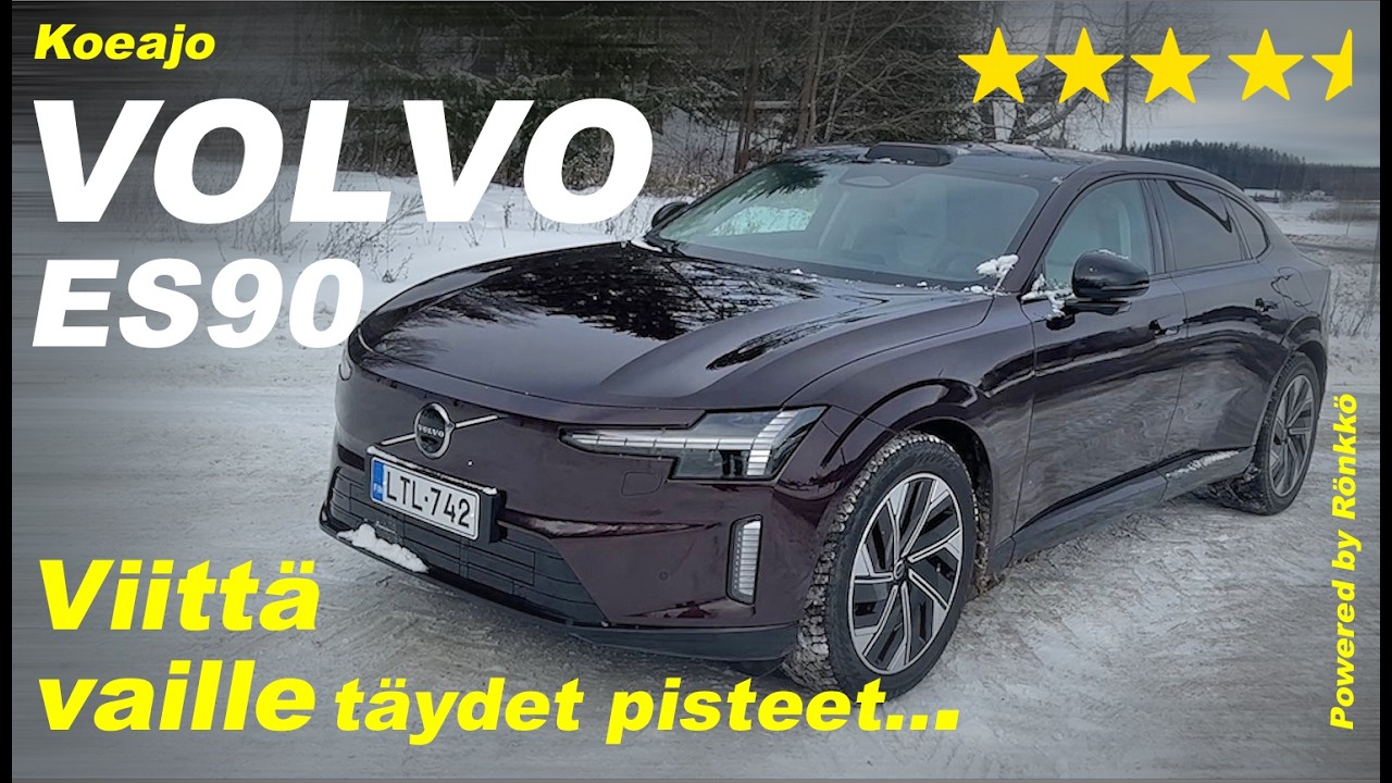 Koeajo Volvo ES90: Turussakin tykättiin...