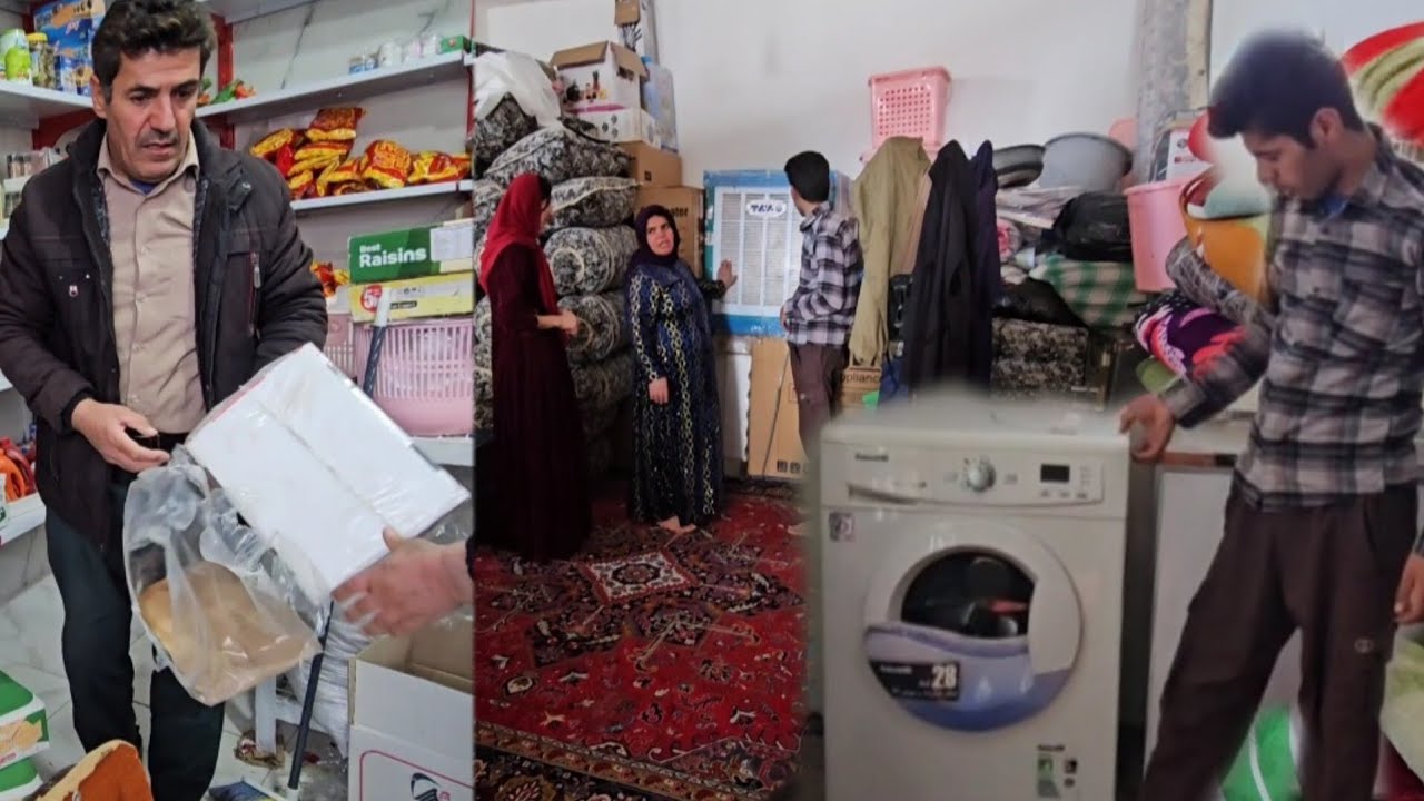 Warm Collaboration Between Farideh Khanom and Isa in Organizing the Shop